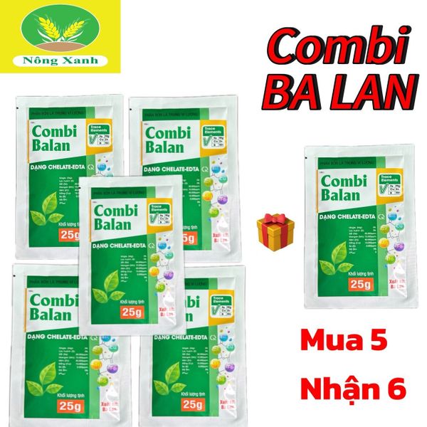  phân bón trung vi lượng COMBI BALAN gói 25gr nhập khẩu 