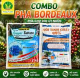  combo bocdo (1 kg đồng sunphat+ 1 kg vôi) quản lí nấm,thán thử,rỉ sắt rửa vườn sau khi thu hoạch 