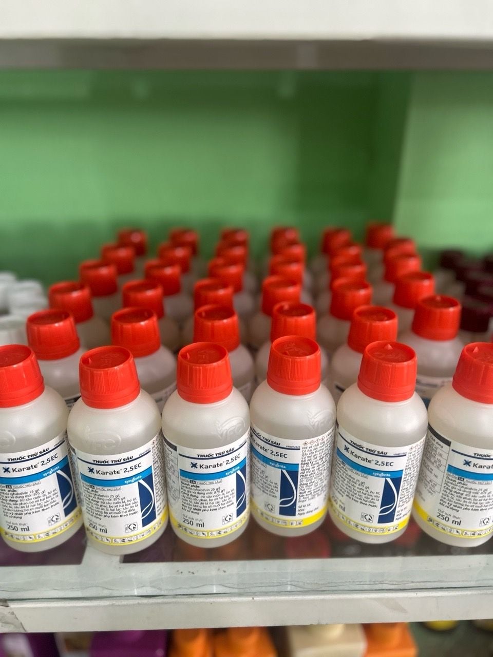  Thuốc KARATE 2.5EC (250ml) trừ Bọ Xít Muỗi hại cây ăn trái-Thuốc Trừ Sâu Karate Trừ Sâu cuốn lá, Bọ trĩ, Bọ xít muỗi, Sâu Phao, Bọ xít 