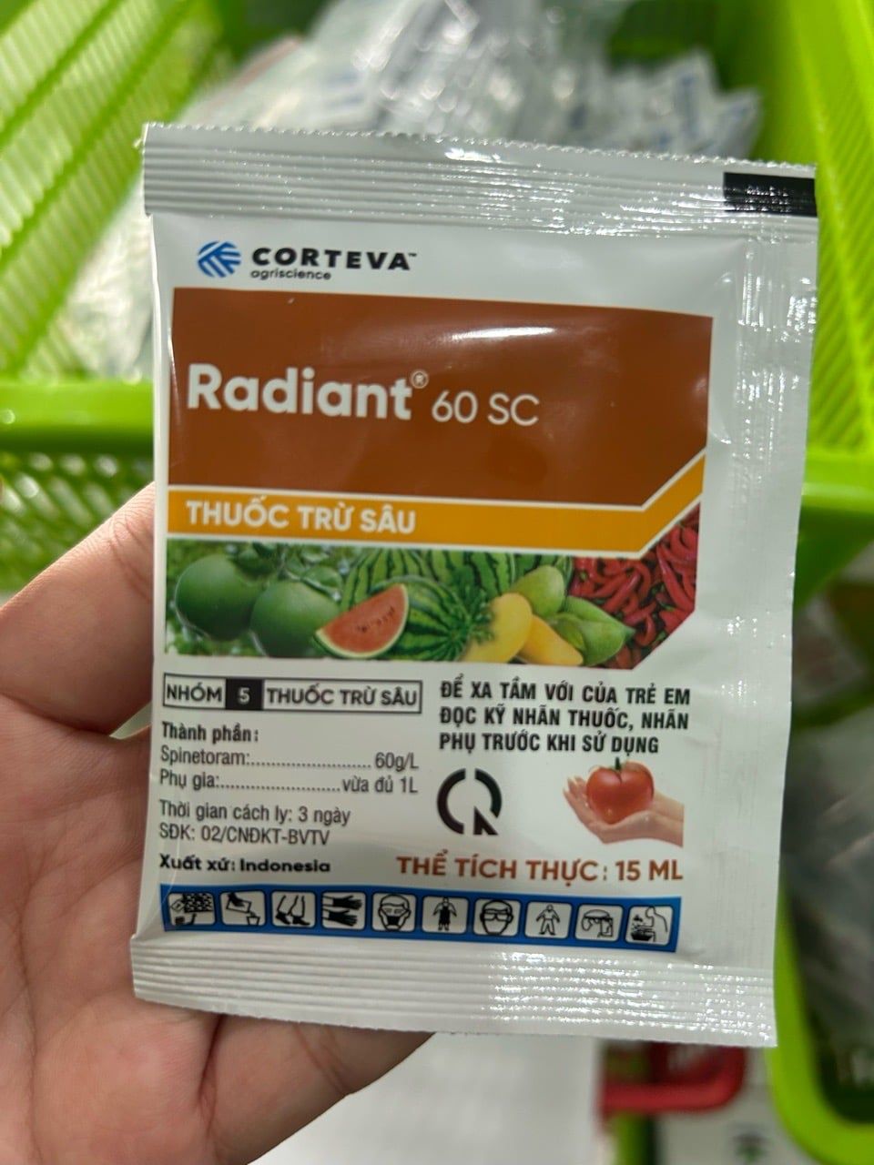  Radiant 60SC - Thuốc Đặc Trị Bọ Trĩ - Trừ Sâu Sinh Học 
