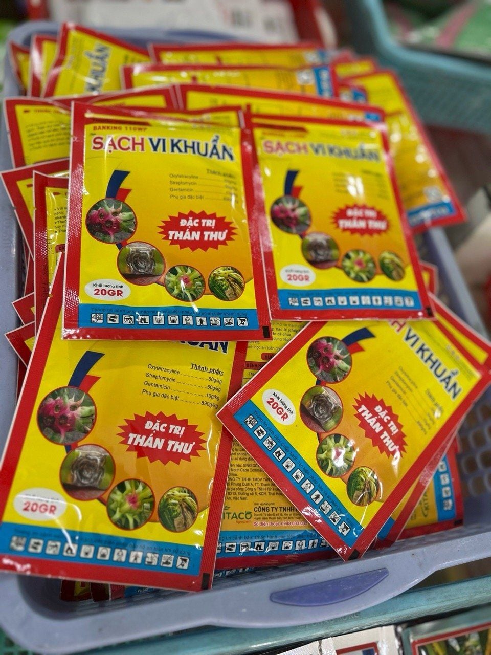  Thuốc Trừ Bệnh Thán Thư Banking 110WP  sạch vi khuẩn- Đặc Trị Thán Thư Trái Ớt, Hành Lá 