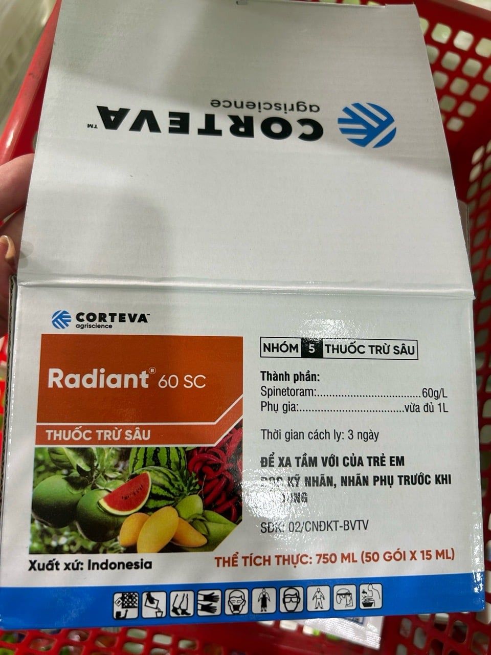  Radiant 60SC - Thuốc Đặc Trị Bọ Trĩ - Trừ Sâu Sinh Học 