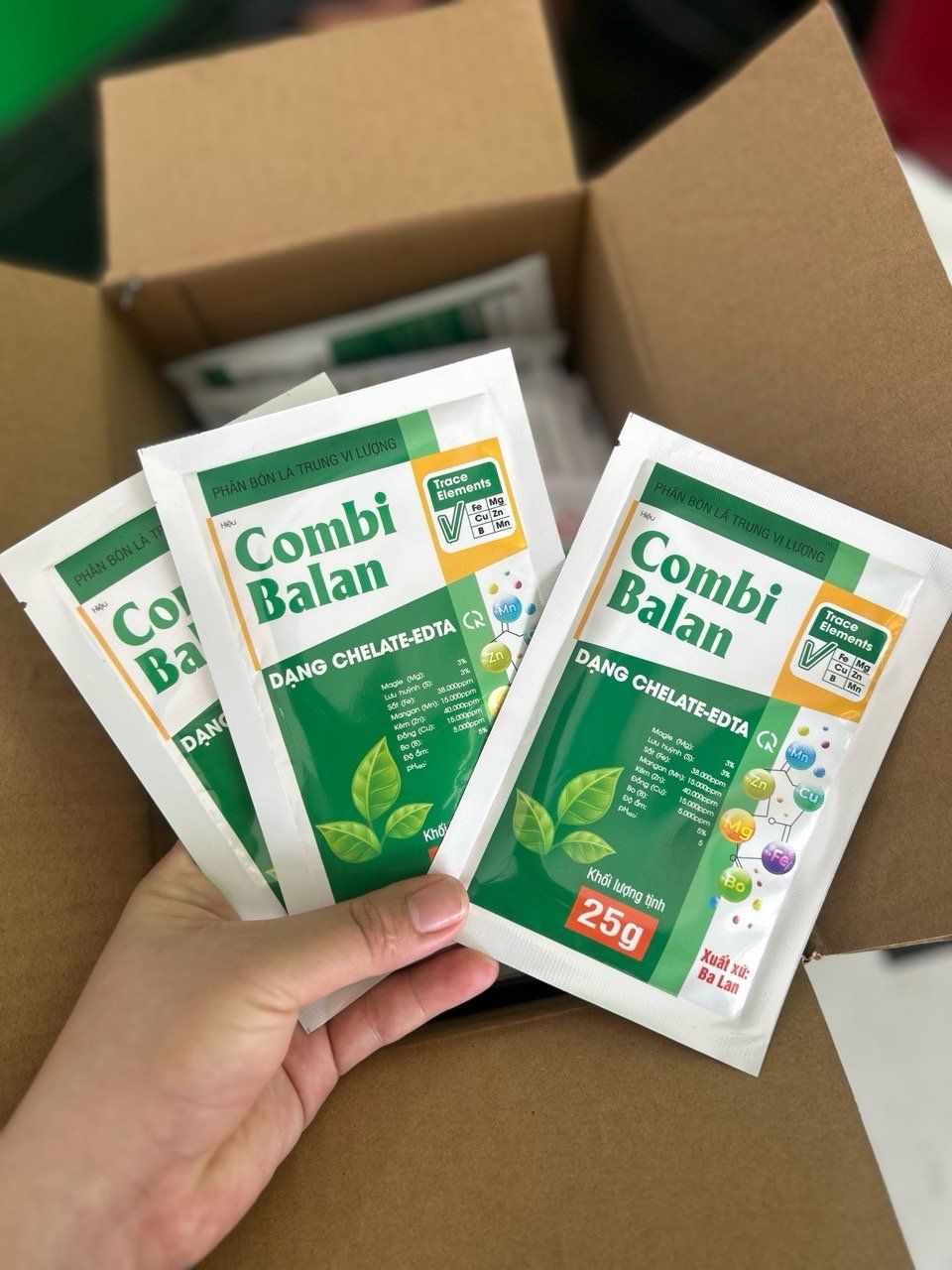  phân bón trung vi lượng COMBI BALAN gói 25gr nhập khẩu 