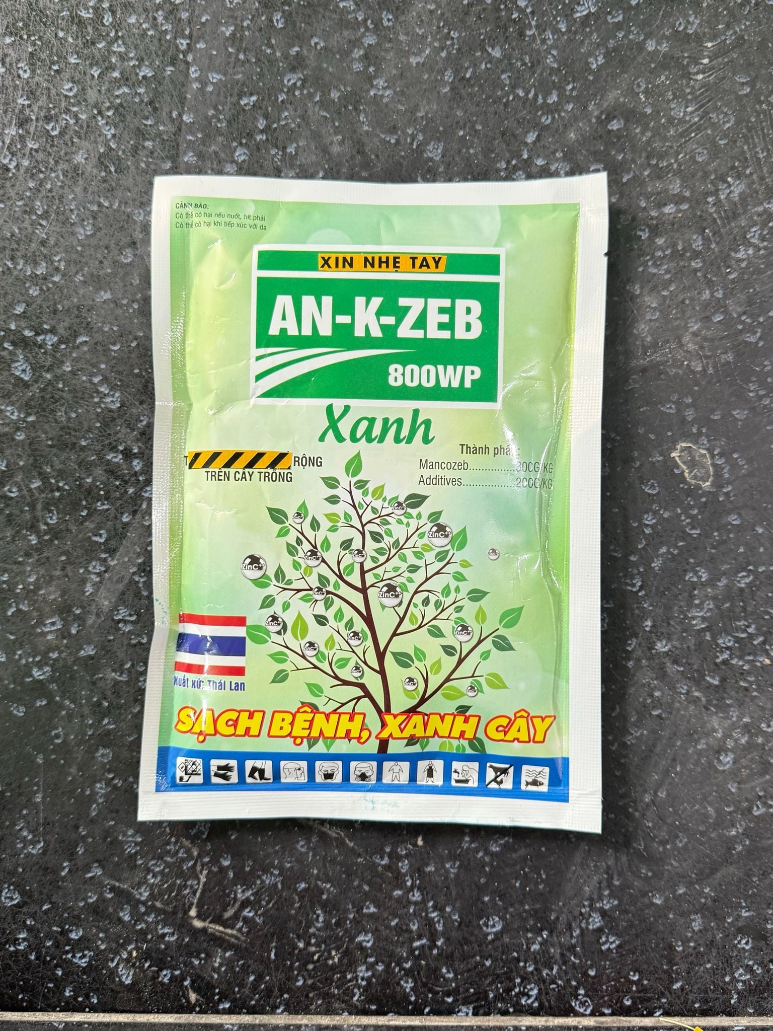  Trừ Bệnh an-k-zeb 80WP XANH - Dithane M-45 80WP 100gr 