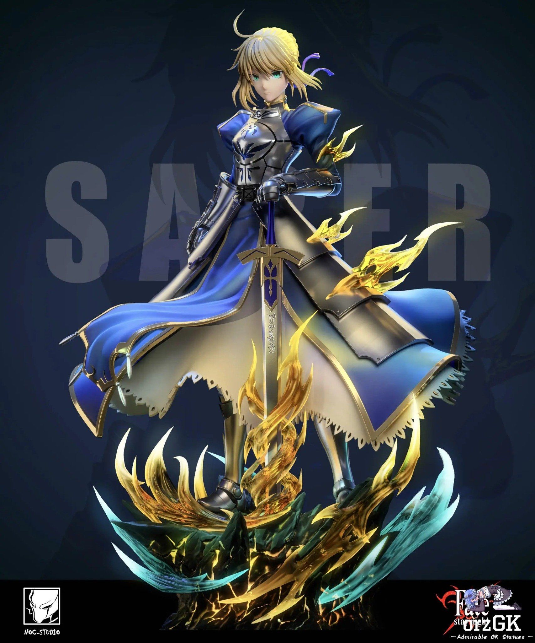  Saber - Fate/Stay Night - Noc Studio 