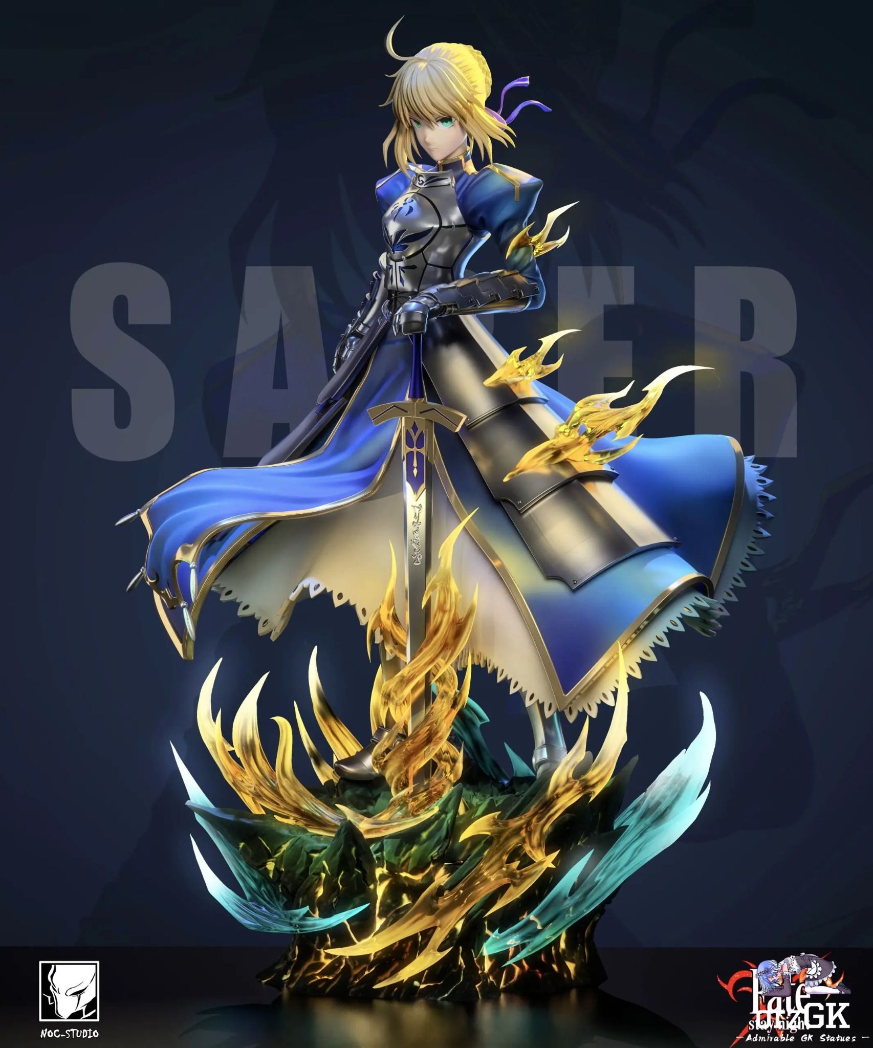  Saber - Fate/Stay Night - Noc Studio 