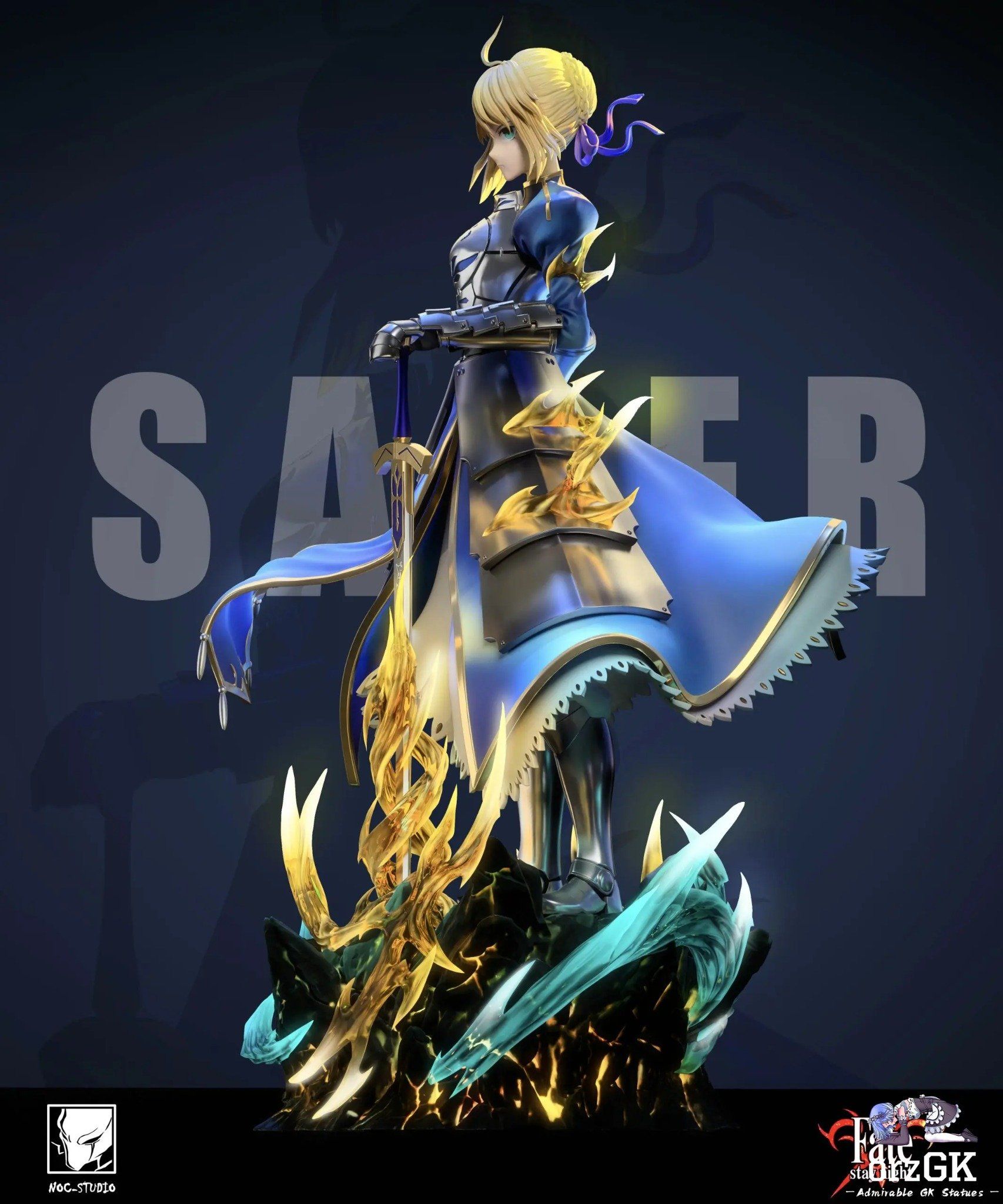  Saber - Fate/Stay Night - Noc Studio 