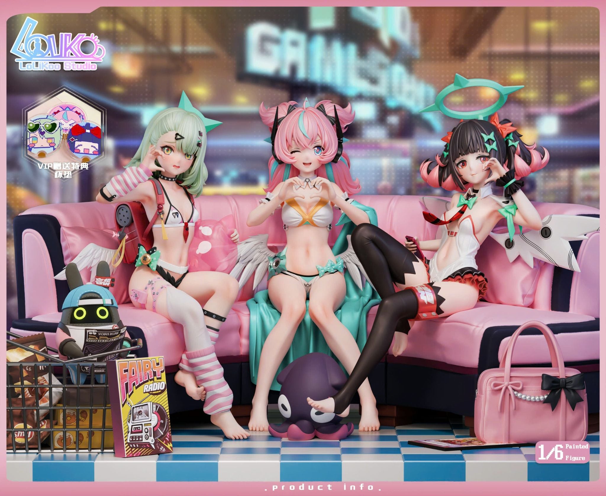  Sunna & Aria & Nangong Yu - Zenless Zone Zero - Lolikoo Studio 