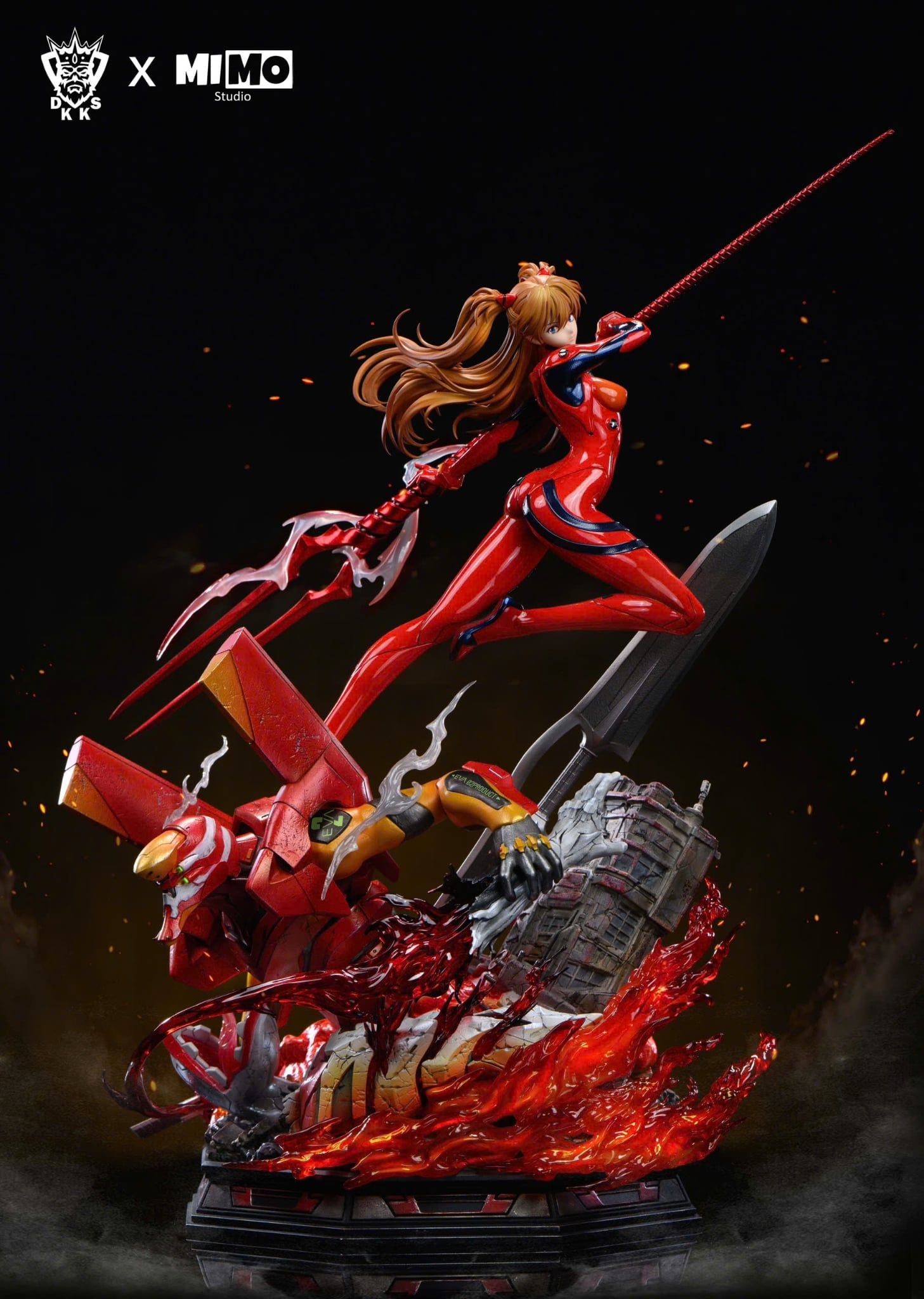  Asuka Langley Sohryu - Neon Genesis Evangelion - Dark King & MIMO Studio 