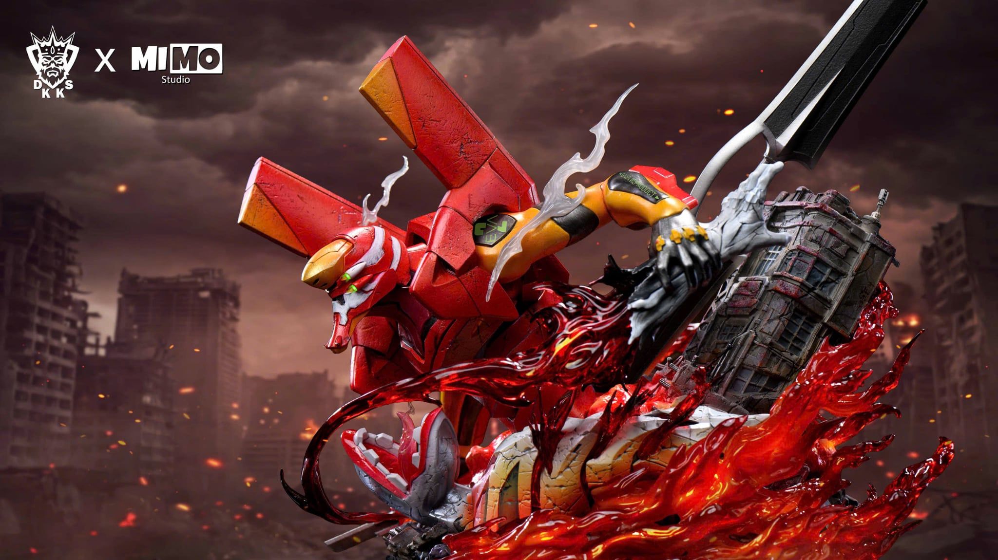  Asuka Langley Sohryu - Neon Genesis Evangelion - Dark King & MIMO Studio 