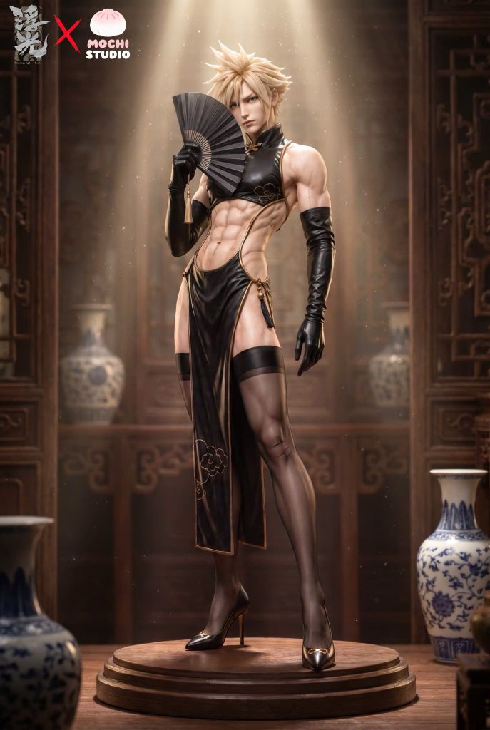  Cloud Strife & Sephiroth Cheongsam - Final Fantasy - Mochi Studio 