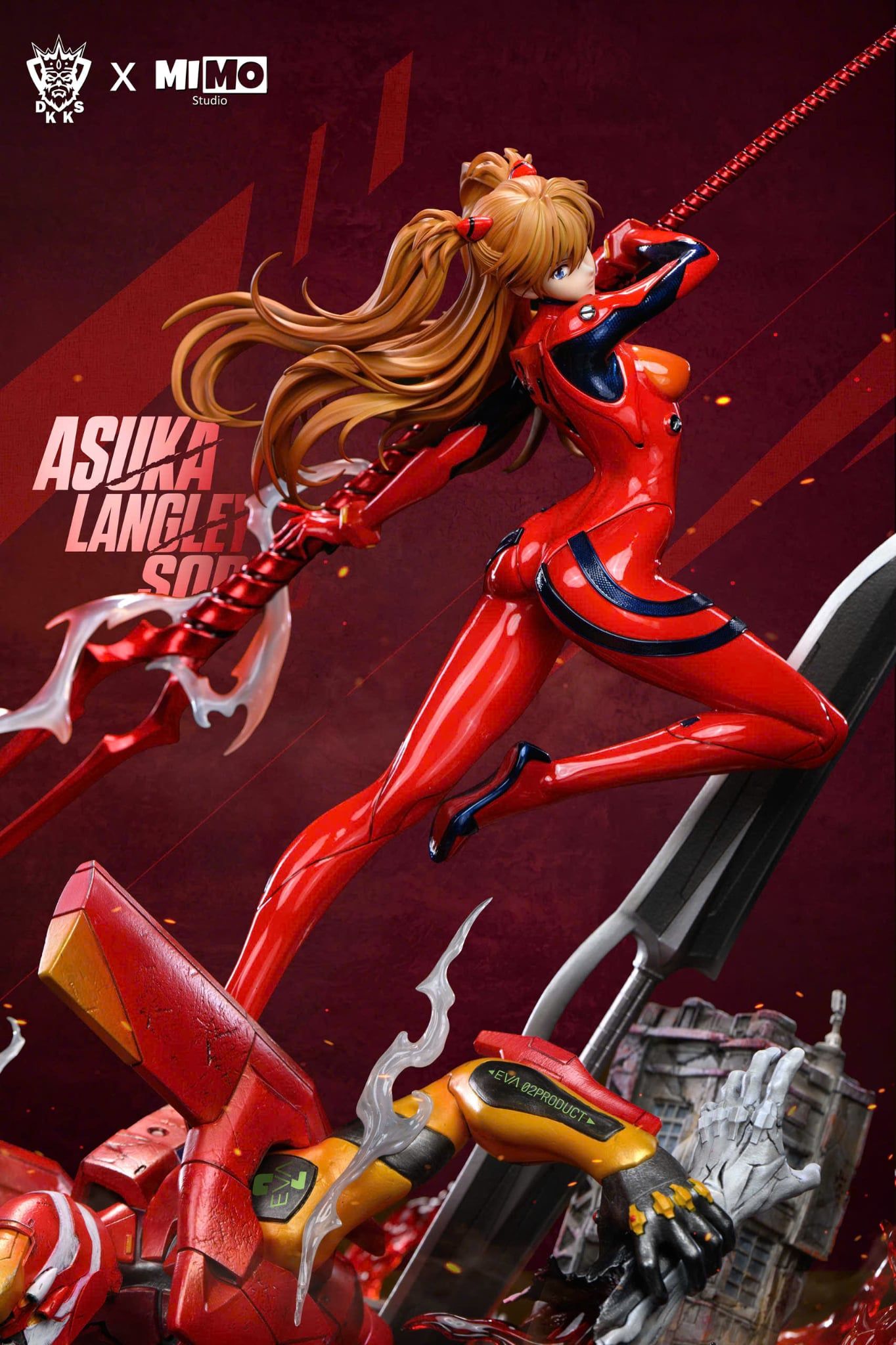  Asuka Langley Sohryu - Neon Genesis Evangelion - Dark King & MIMO Studio 