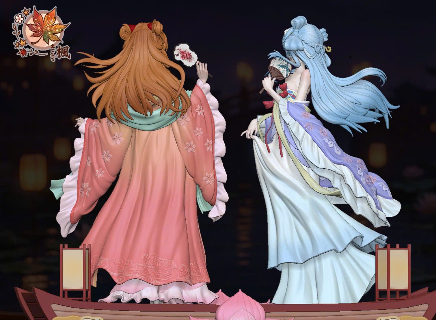  Asuka Langley Sohryu X Rei Ayanami - Evangelion - Feng Ye She Studio 