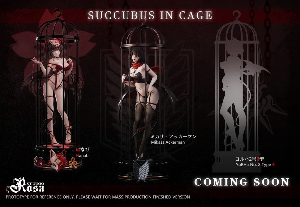  Succubus Mikasa - Attack on Titan final season - Rosa Studio 