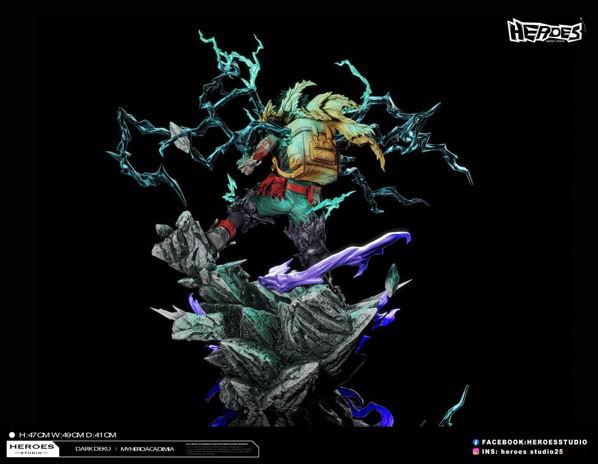  Dark Deku 2.0 - My hero academia - Heroes Studio 