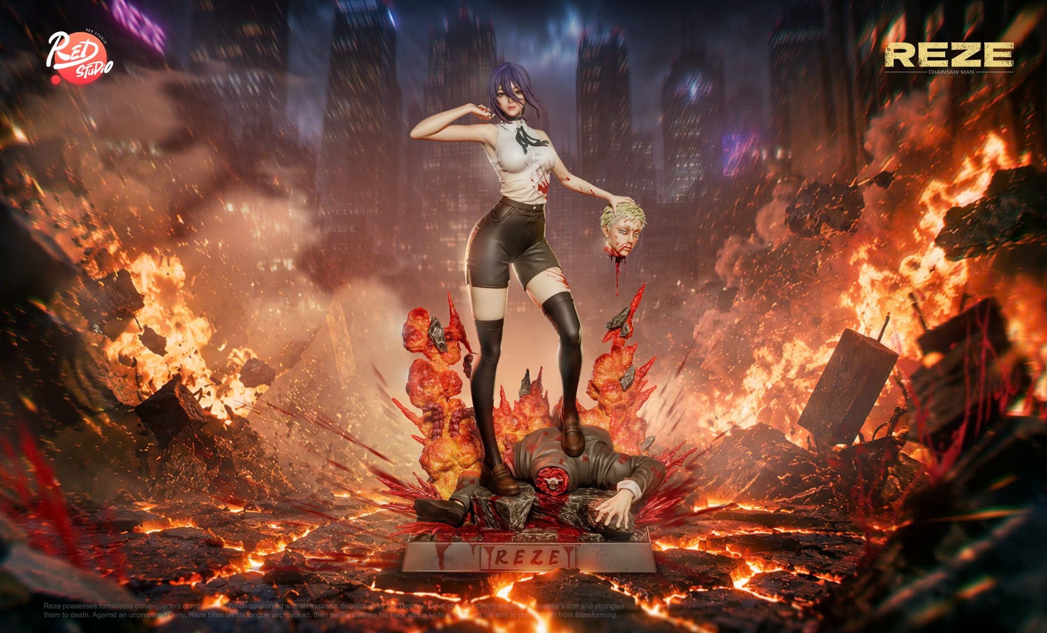  Reze - Chainsaw Man - Red Studio 