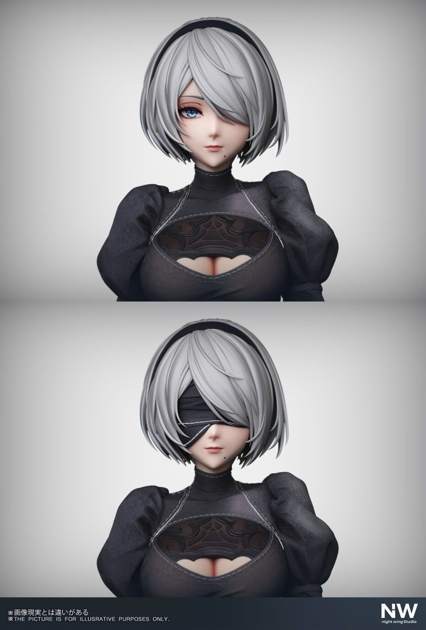  2B - Nier Automata - Night Wing Studio 