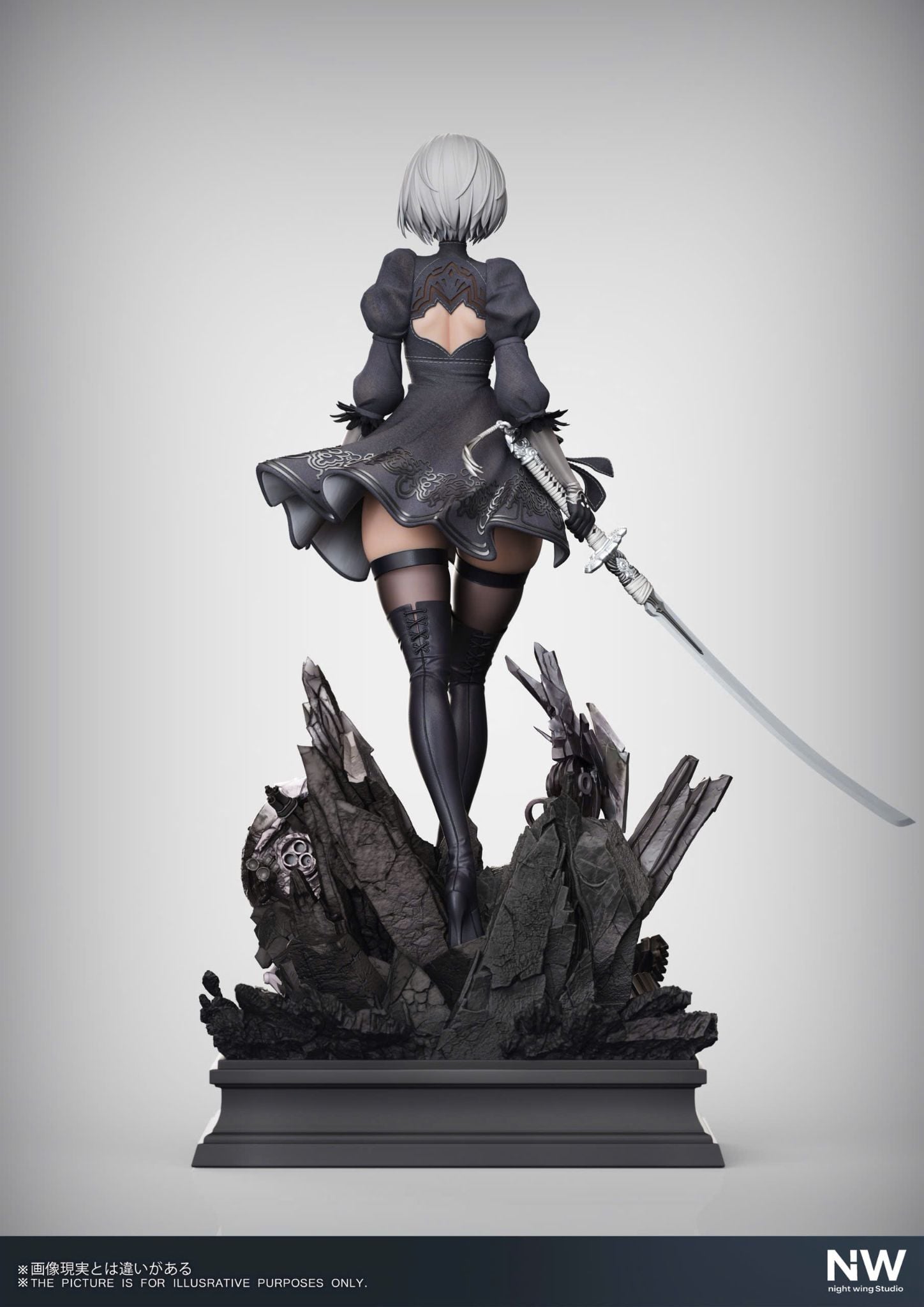  2B - Nier Automata - Night Wing Studio 