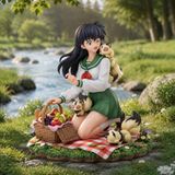  Kagome Higurashi X Kirara - InuYasha - L.S Studio 