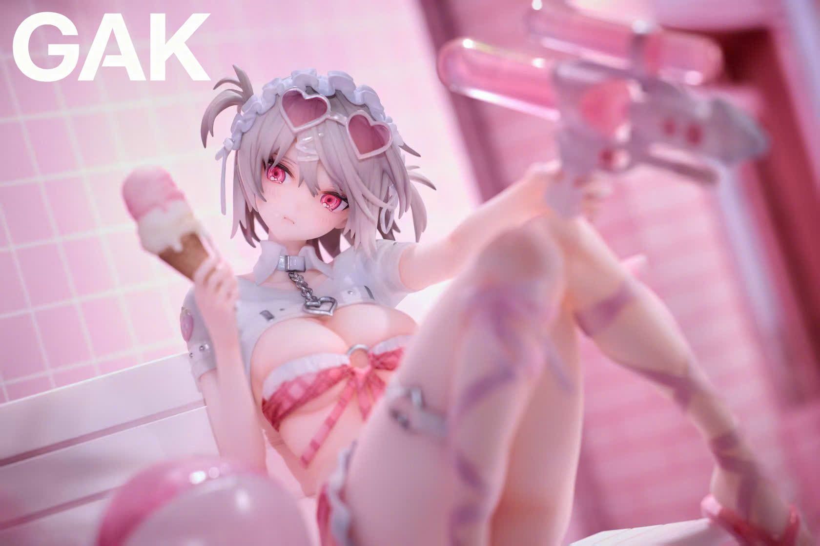  Water Gun Girl Strawberry Ribbon Original - GAK Studio 