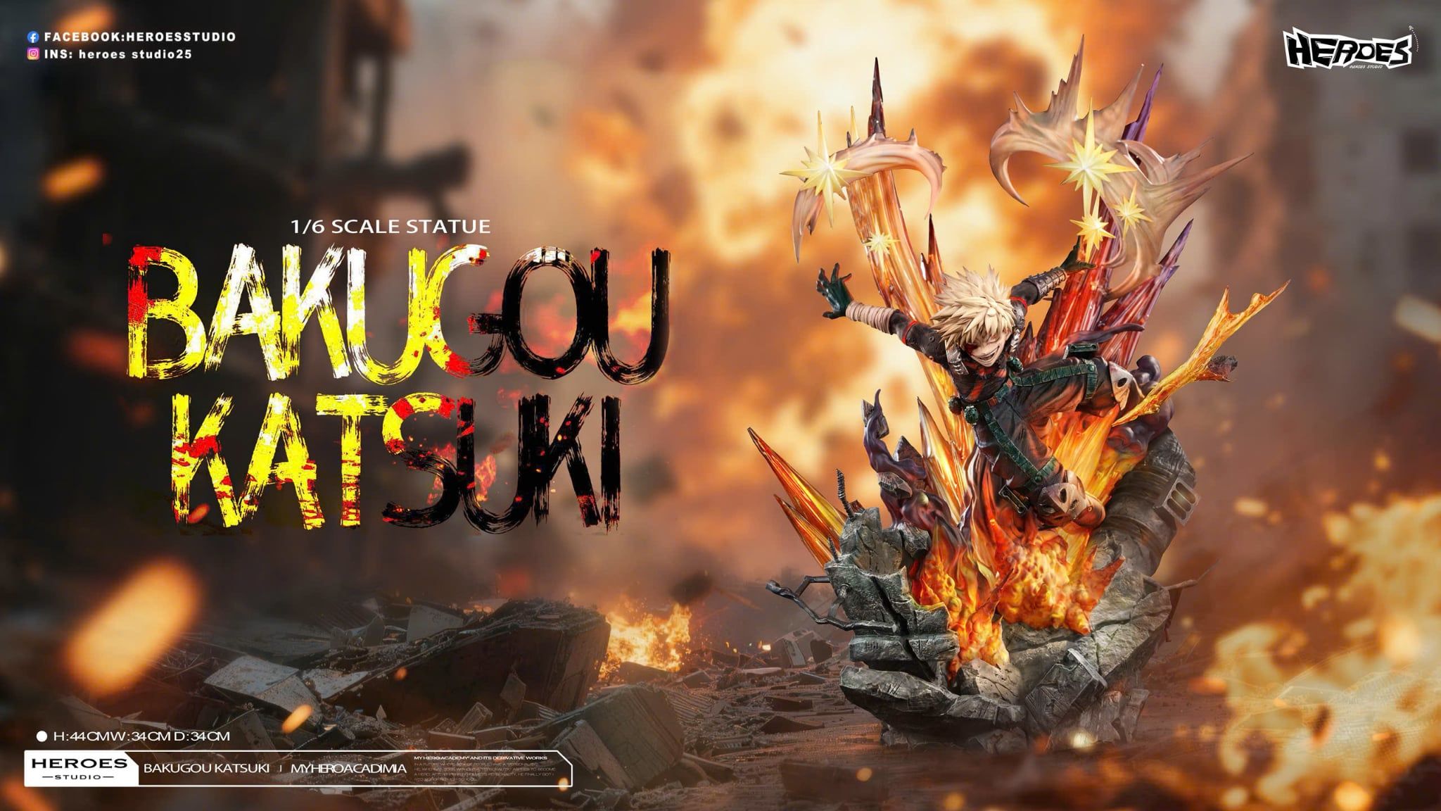  Bakugo Katsuki - My hero academia - Heroes Studio 