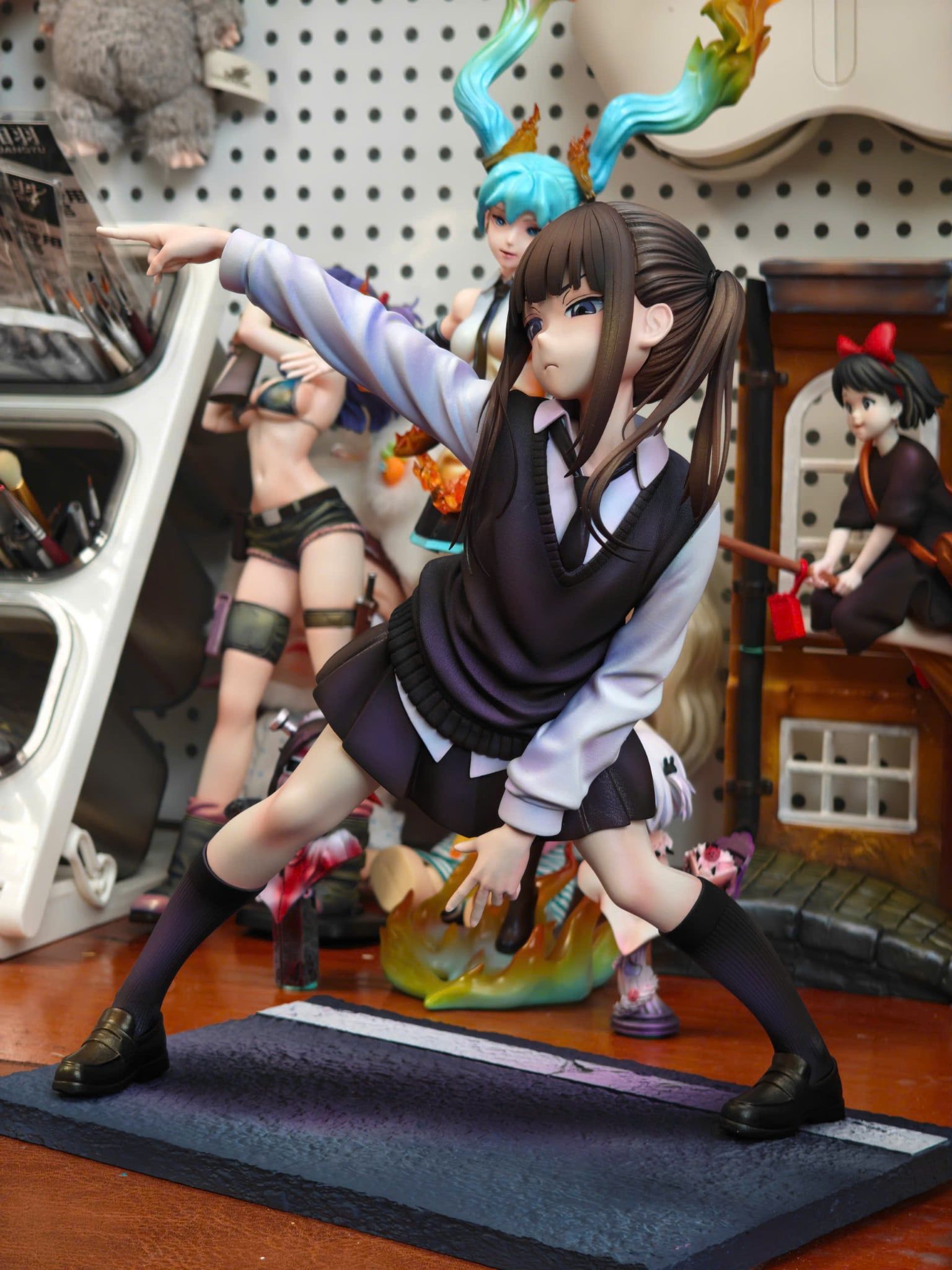  Hoshino Classmate Twin Tailed Girl Original - QAQ Studio 