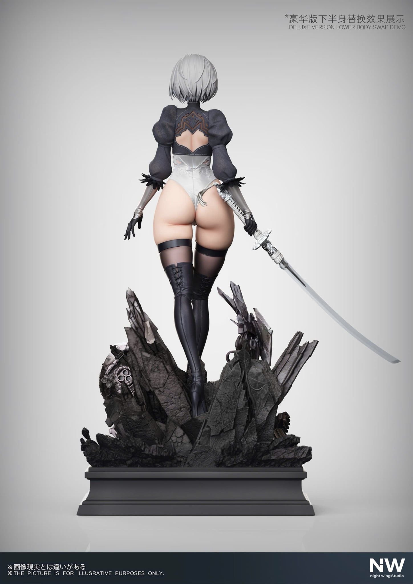  2B - Nier Automata - Night Wing Studio 