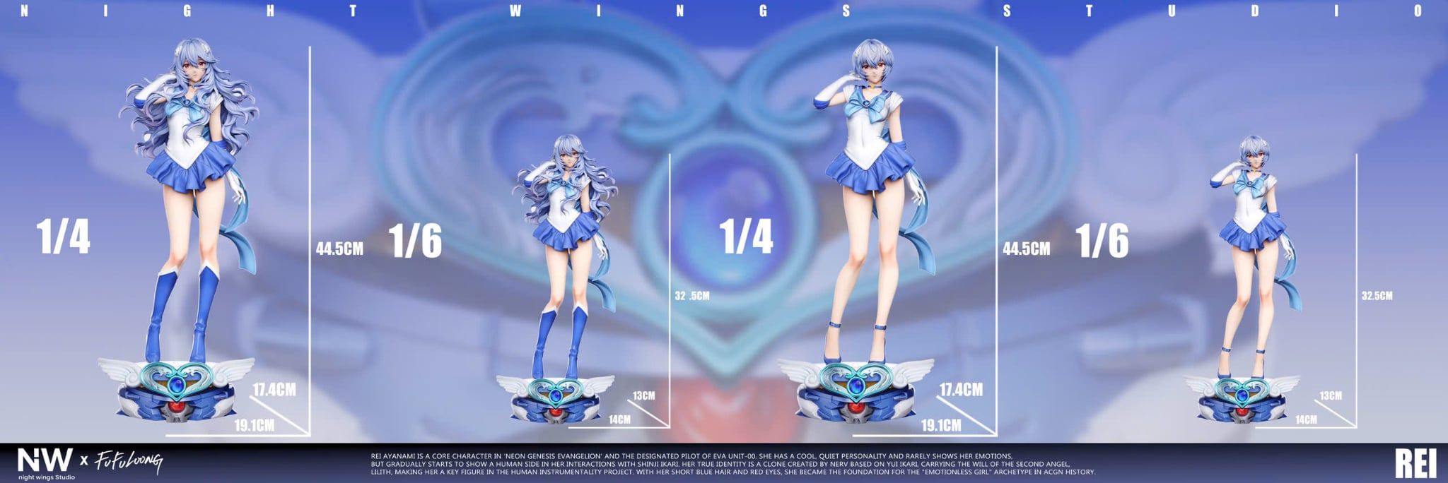  Rei Ayanami - Evangelion - Night Wing Studio 