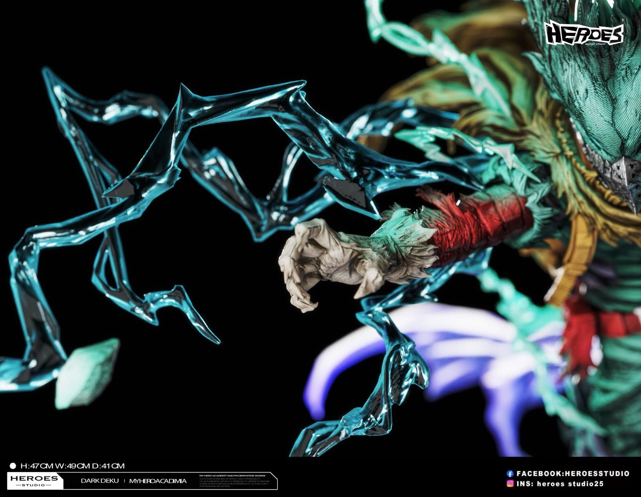  Dark Deku 2.0 - My hero academia - Heroes Studio 