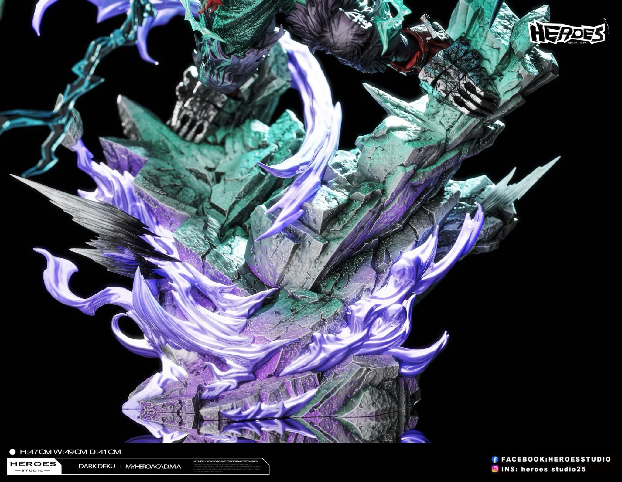  Dark Deku 2.0 - My hero academia - Heroes Studio 