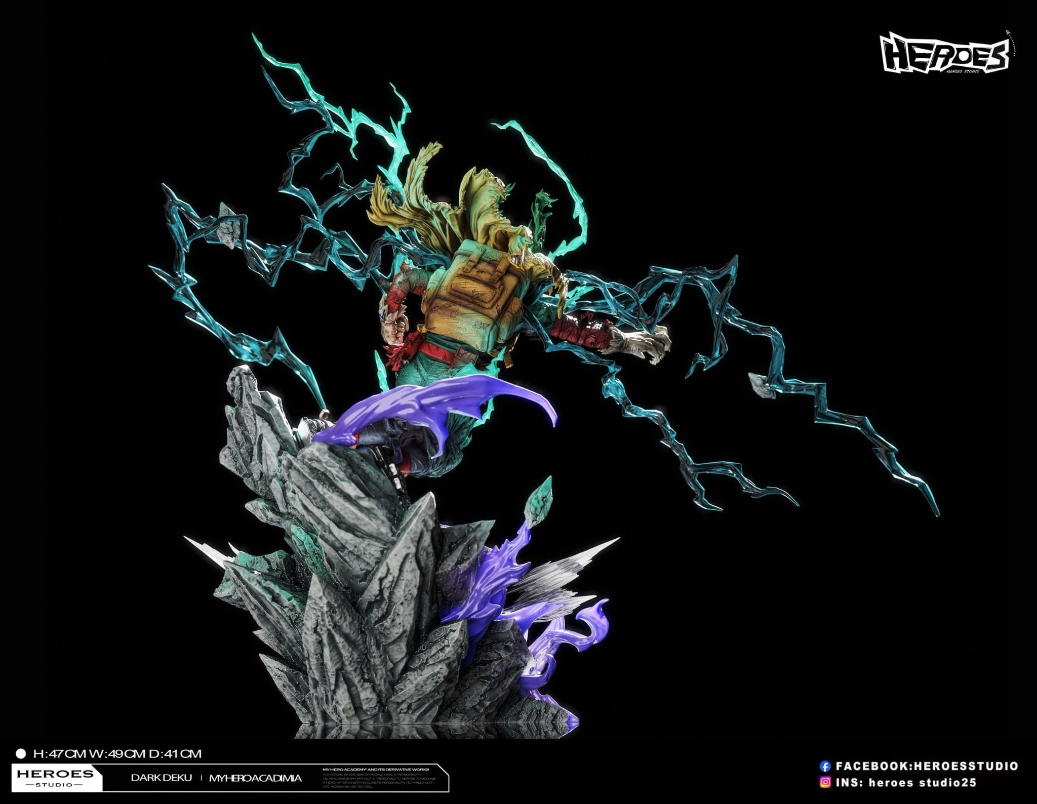  Dark Deku 2.0 - My hero academia - Heroes Studio 