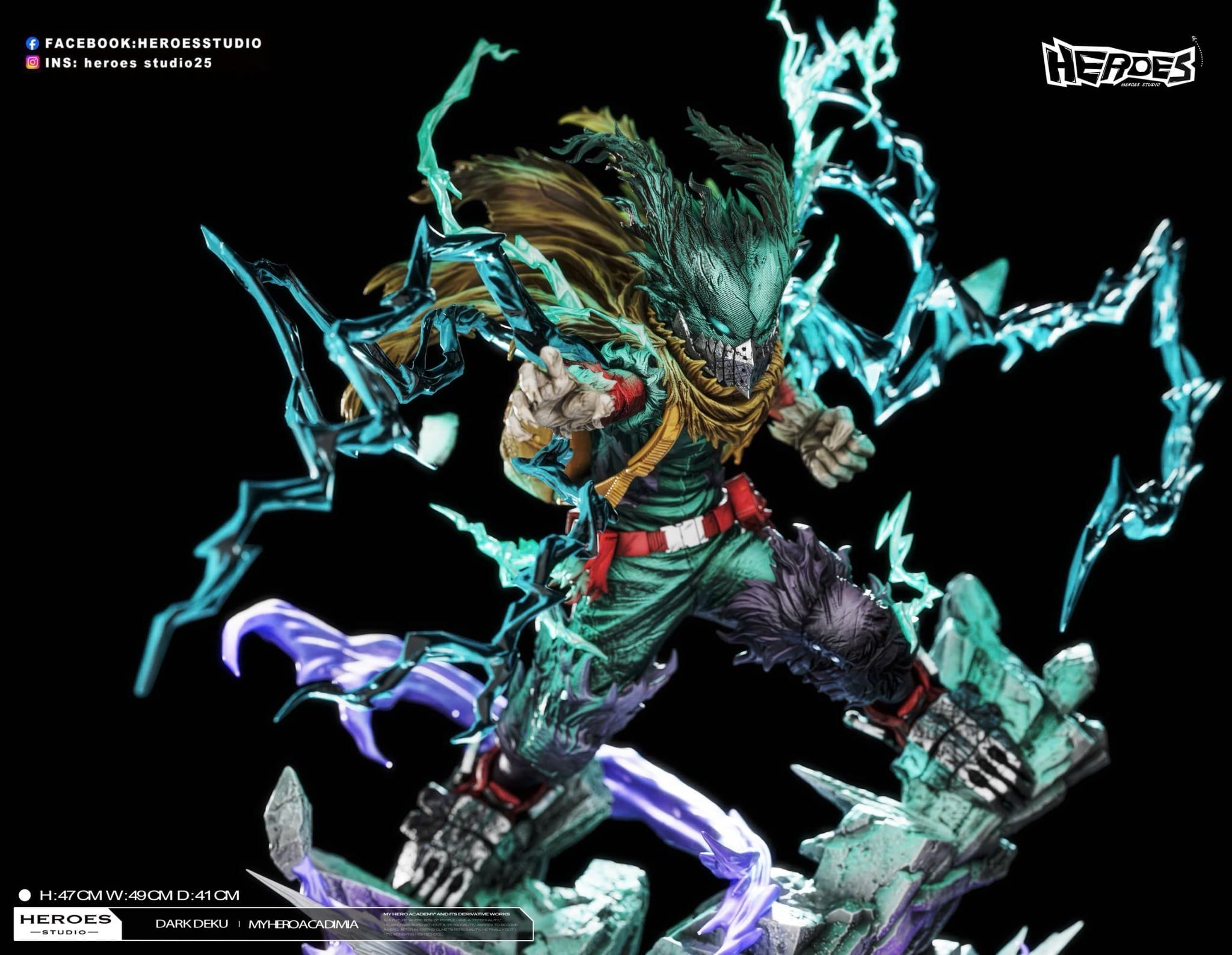  Dark Deku 2.0 - My hero academia - Heroes Studio 