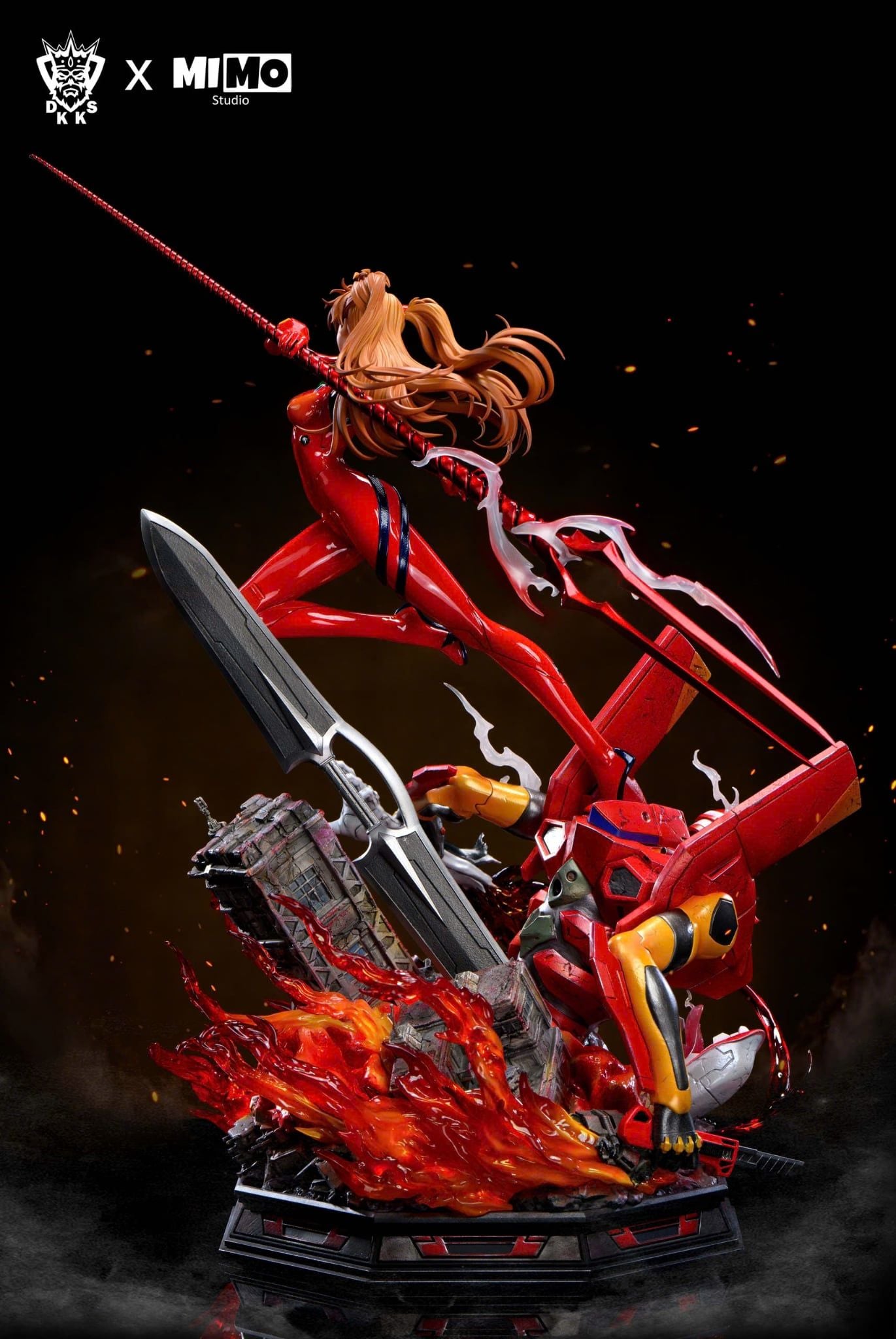 Asuka Langley Sohryu - Neon Genesis Evangelion - Dark King & MIMO Studio 