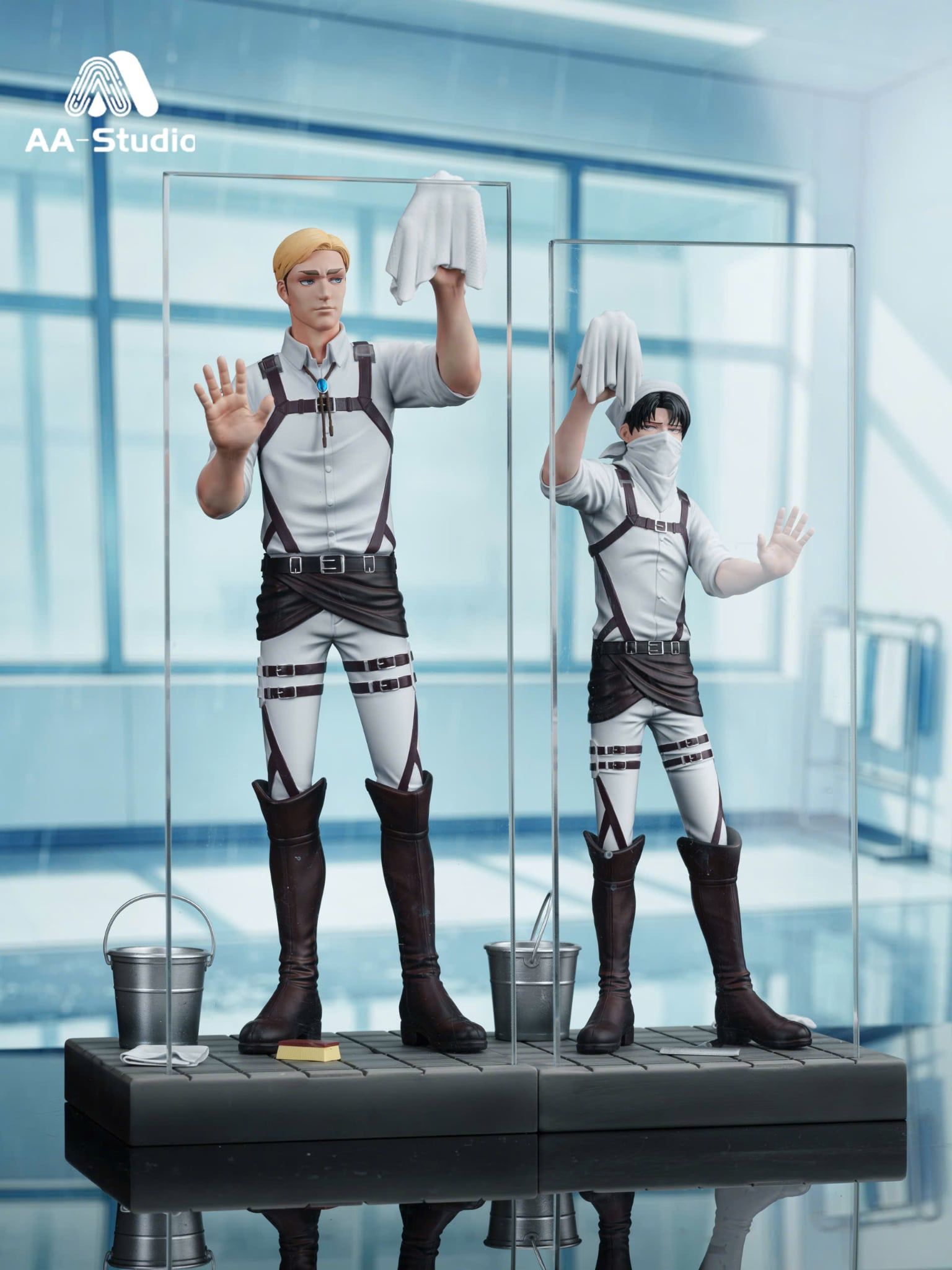  Levi Ackerman & Erwin Smith - Attack on Titan - AA Studio 