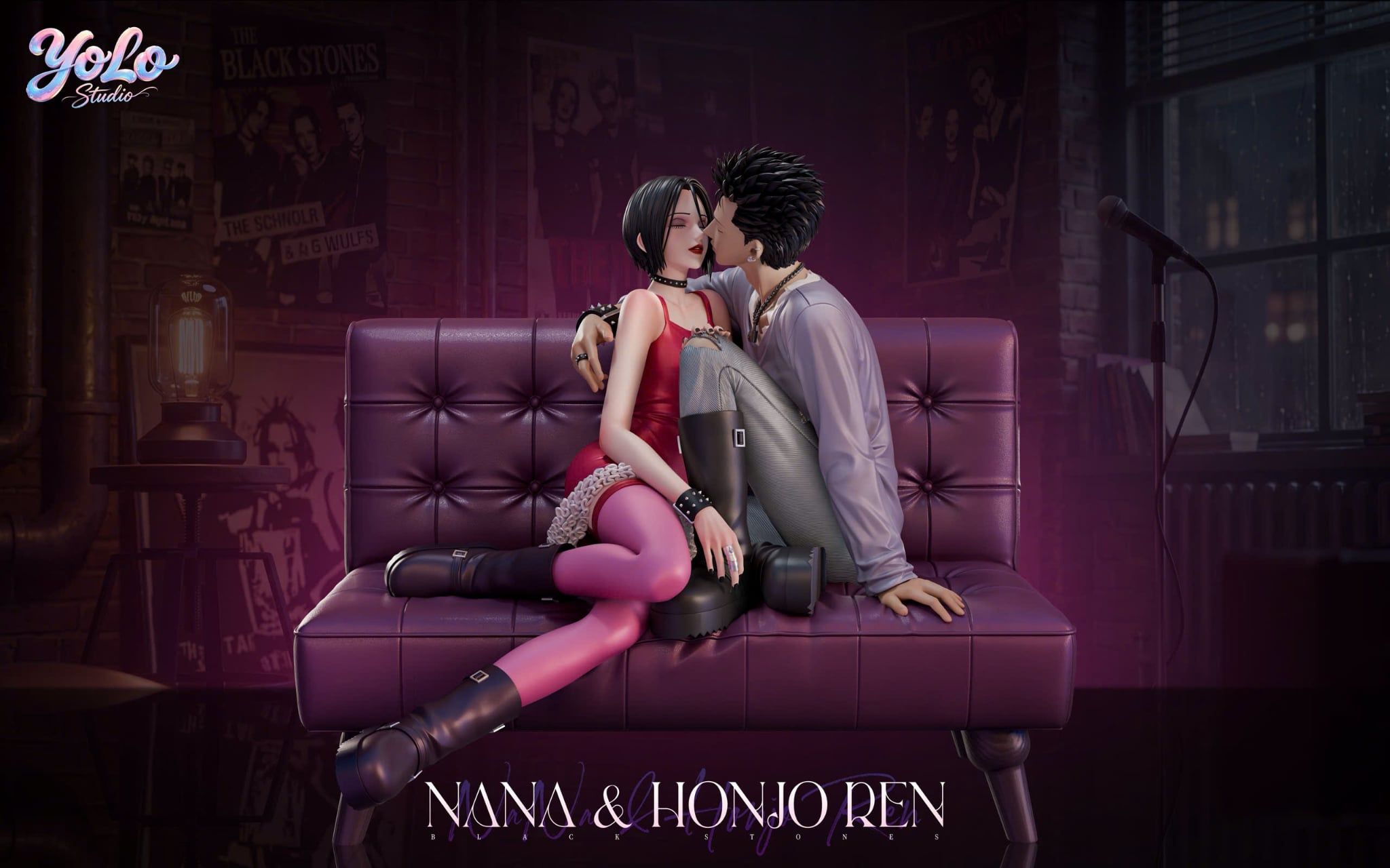  Nana Osaki & Ren Honjo - Nana - YoLo Studio 