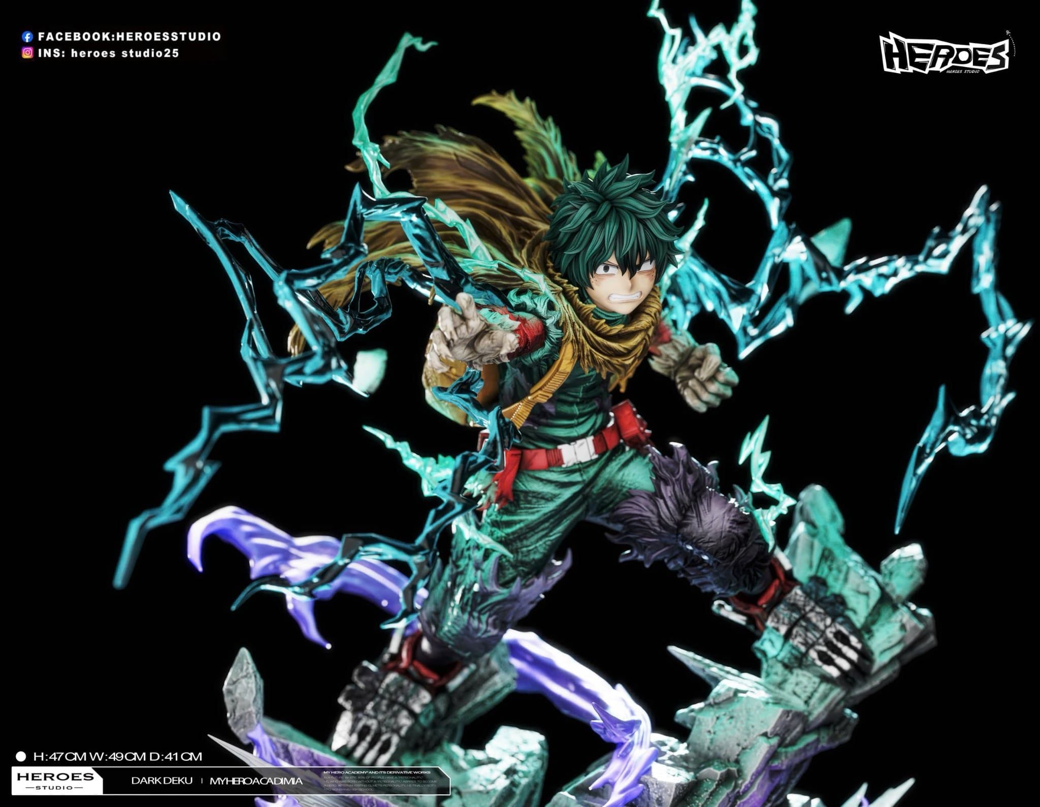  Dark Deku 2.0 - My hero academia - Heroes Studio 