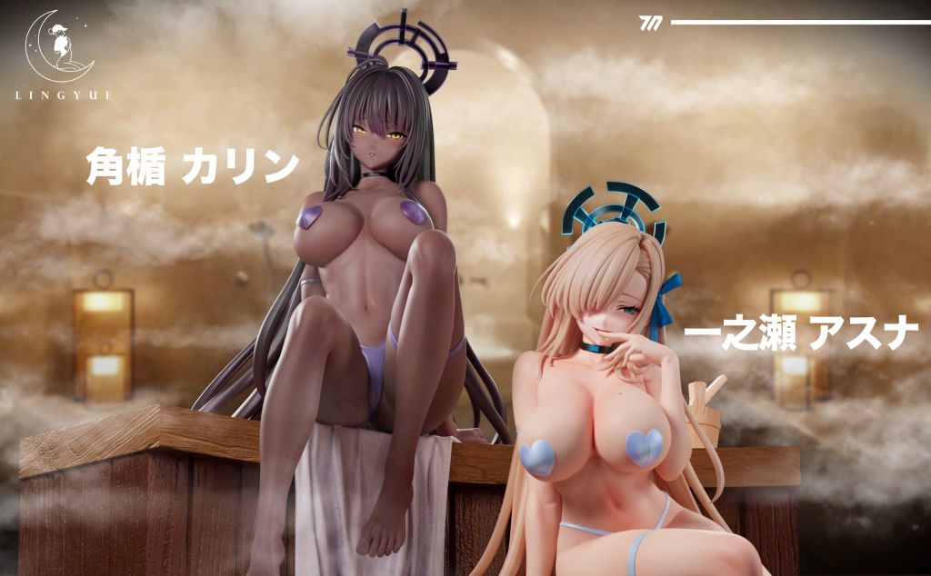  Ichinose Asuna & Kakudate Karin - Blue Archive R18 - Lingyue Studio 