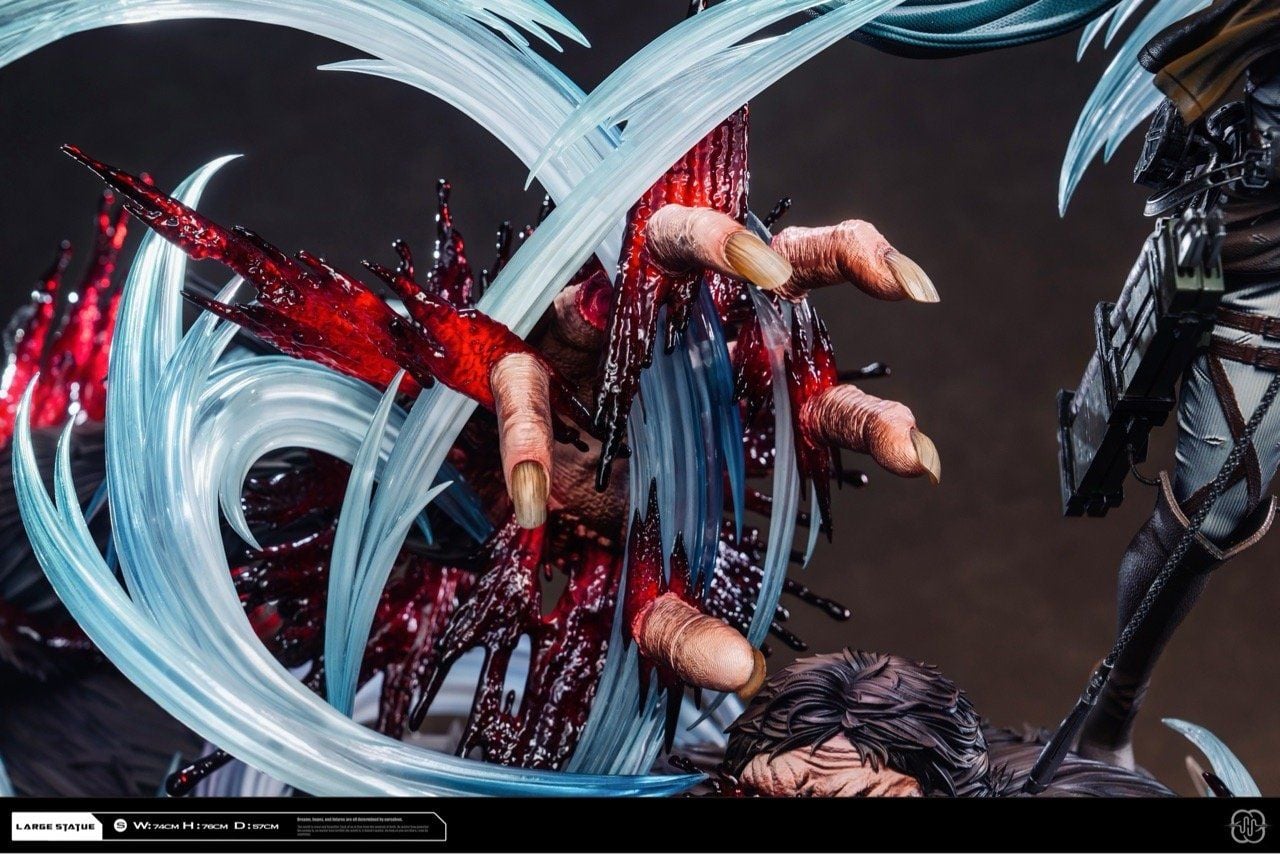  Levi vs Beast Titan 2.0 - Attack on Titan - Hertz Studio 