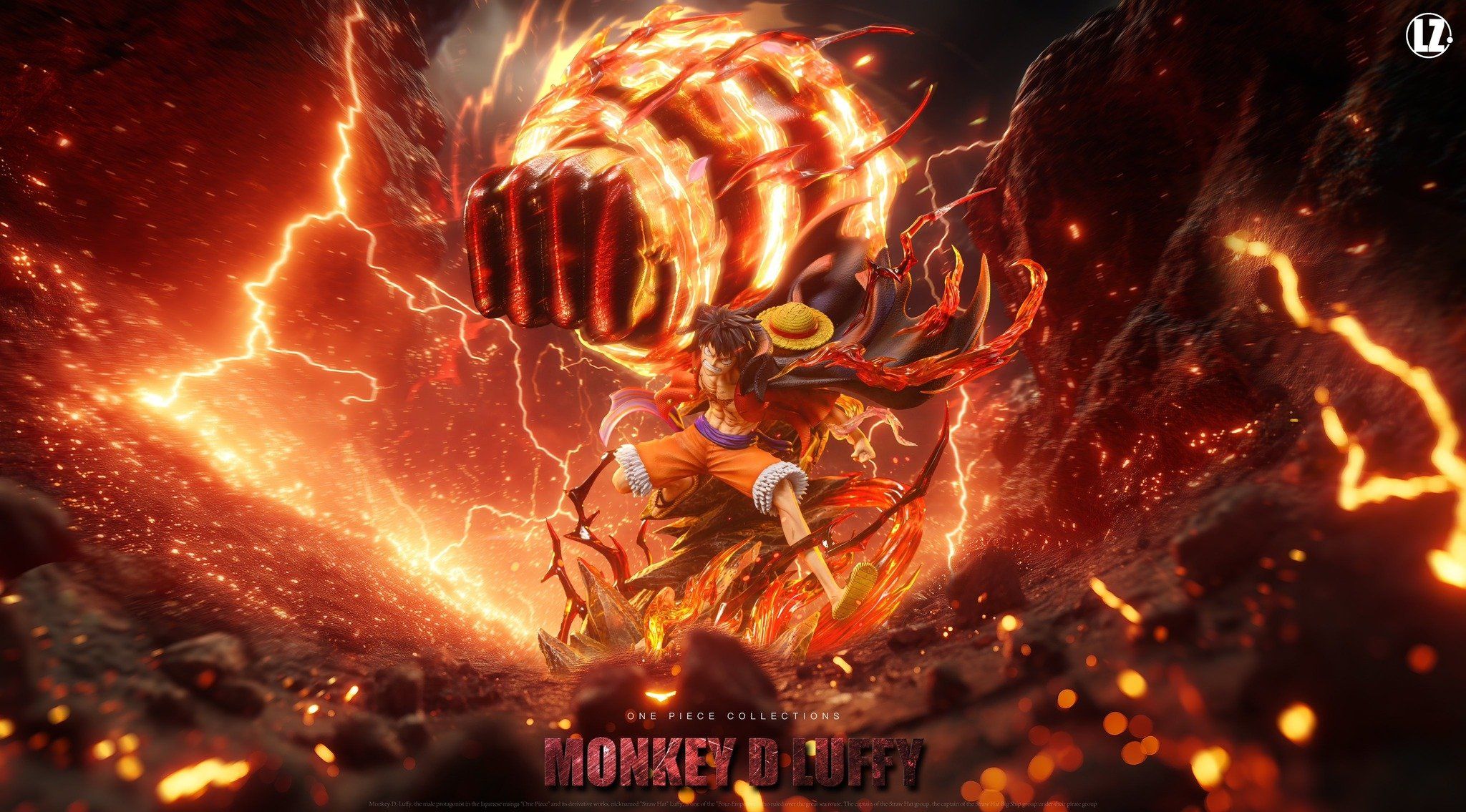  Luffy Red Roc - One Piece - LZ Studio 