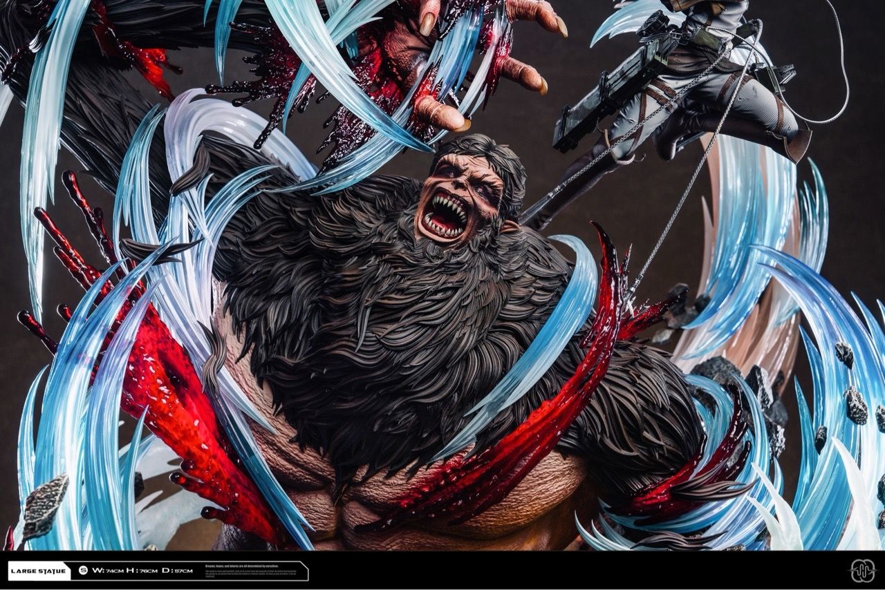  Levi vs Beast Titan 2.0 - Attack on Titan - Hertz Studio 