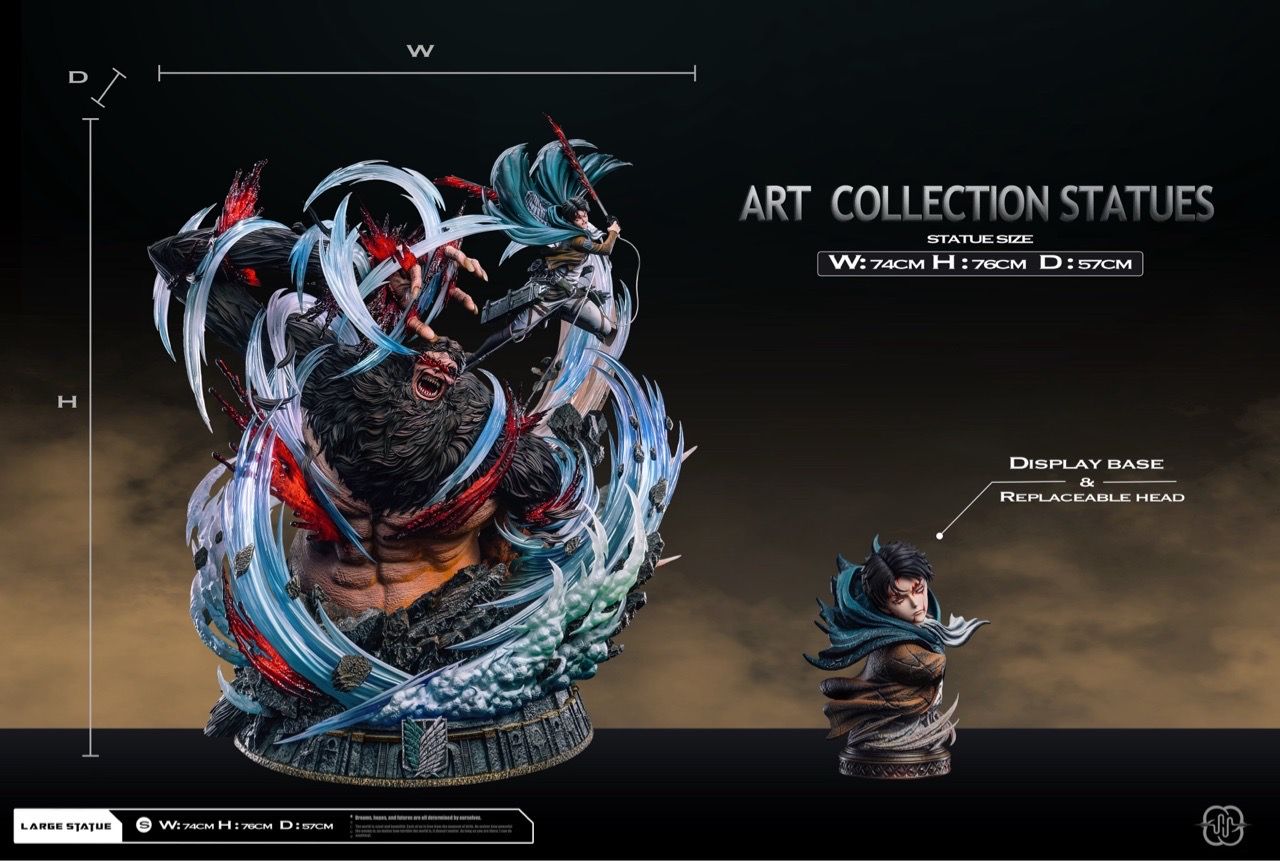  Levi vs Beast Titan 2.0 - Attack on Titan - Hertz Studio 