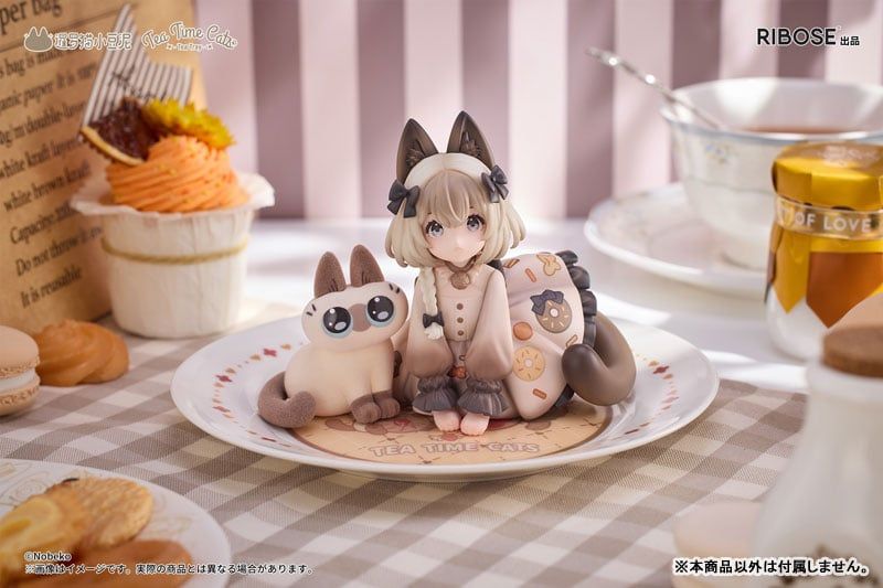  Tea Time Cats x Siamese Cat Azuki-san - RIBOSE 