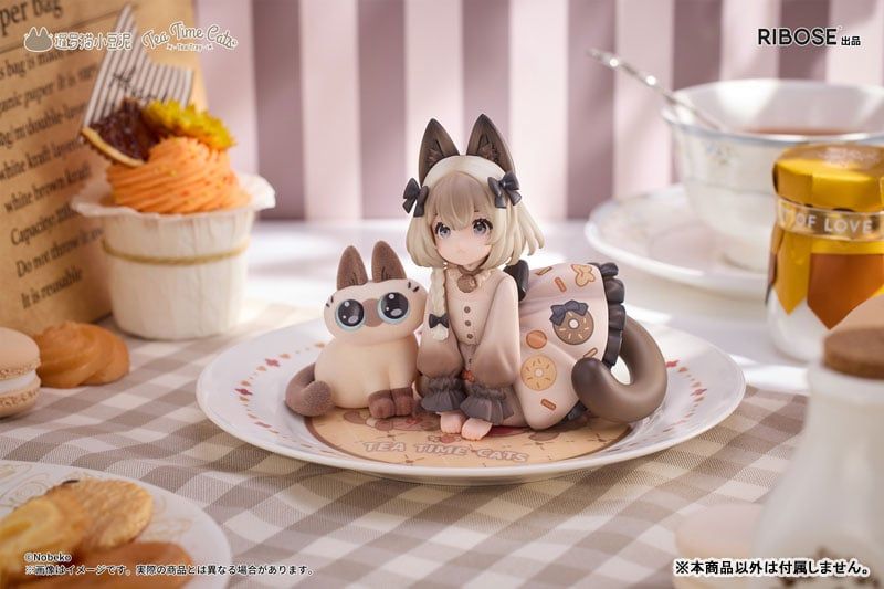  Tea Time Cats x Siamese Cat Azuki-san - RIBOSE 