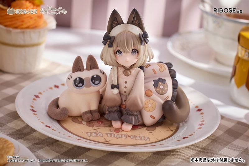  Tea Time Cats x Siamese Cat Azuki-san - RIBOSE 