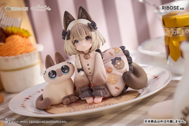 Tea Time Cats x Siamese Cat Azuki-san - RIBOSE 