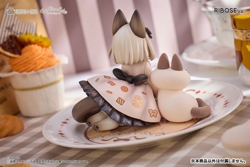  Tea Time Cats x Siamese Cat Azuki-san - RIBOSE 