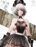  2B illustration by Dishwashers 1910 - NieR Automata - Cast Design Studio 