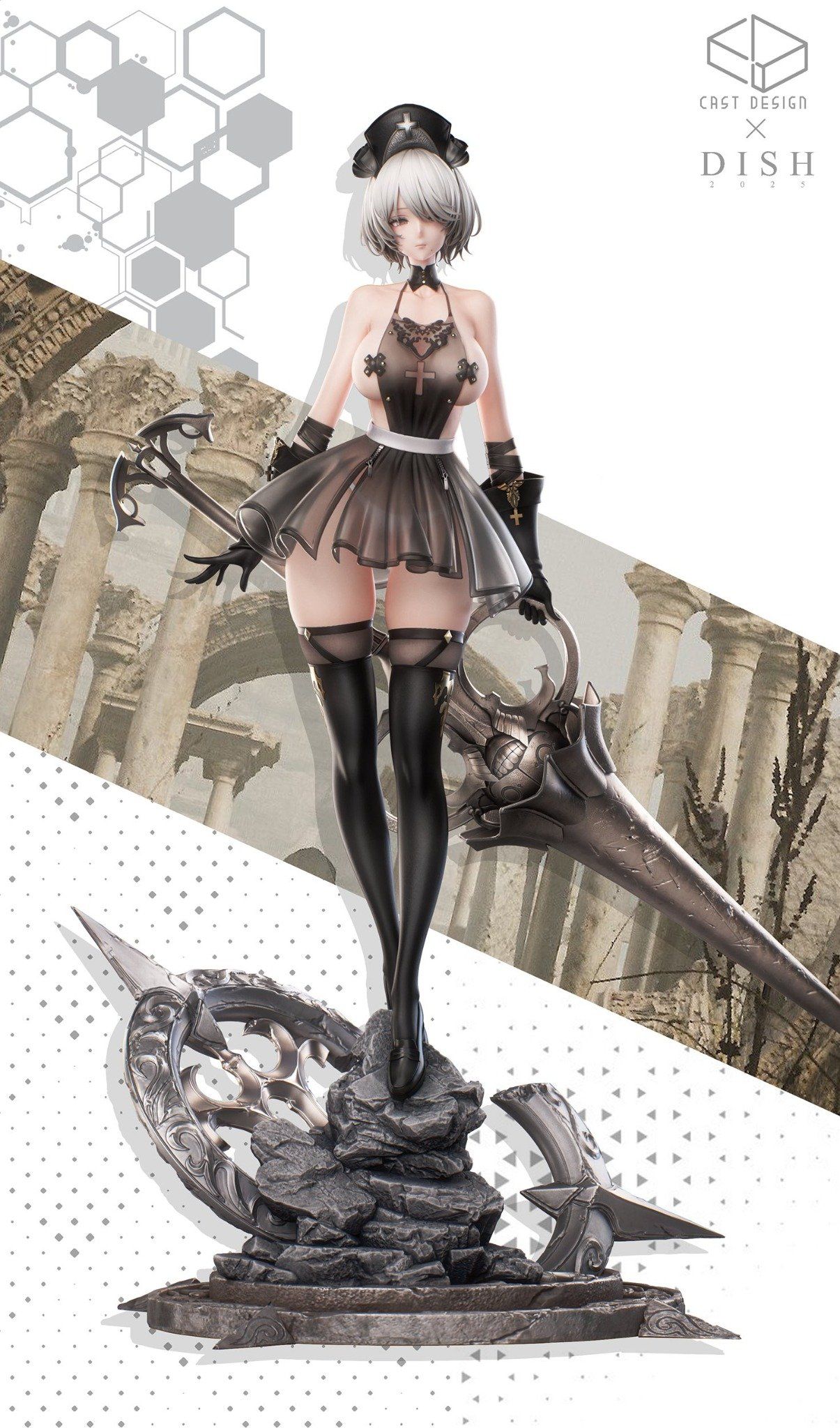  2B illustration by Dishwashers 1910 - NieR Automata - Cast Design Studio 