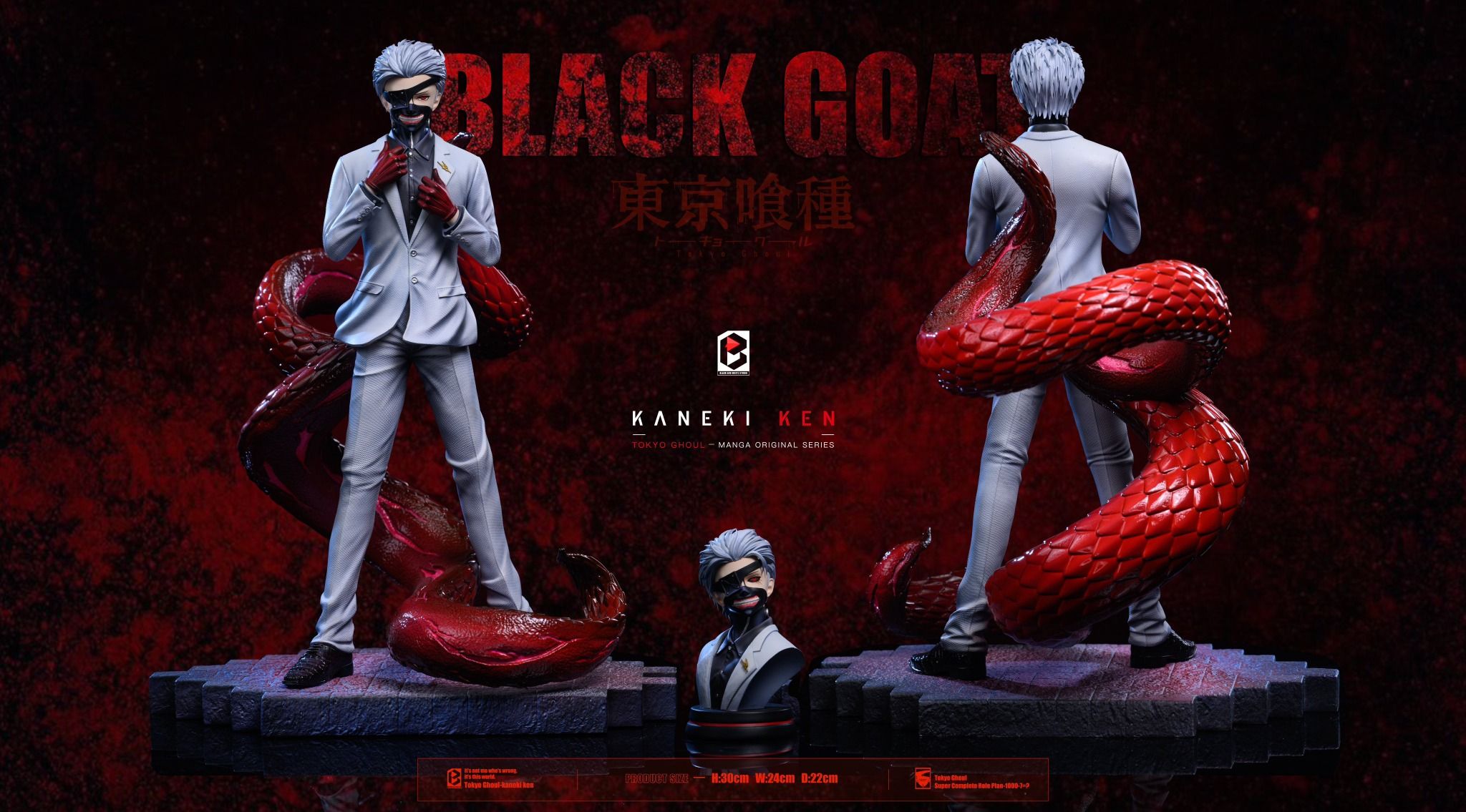  Kaneki Ken- Tokyo Ghoul - BW Studio 