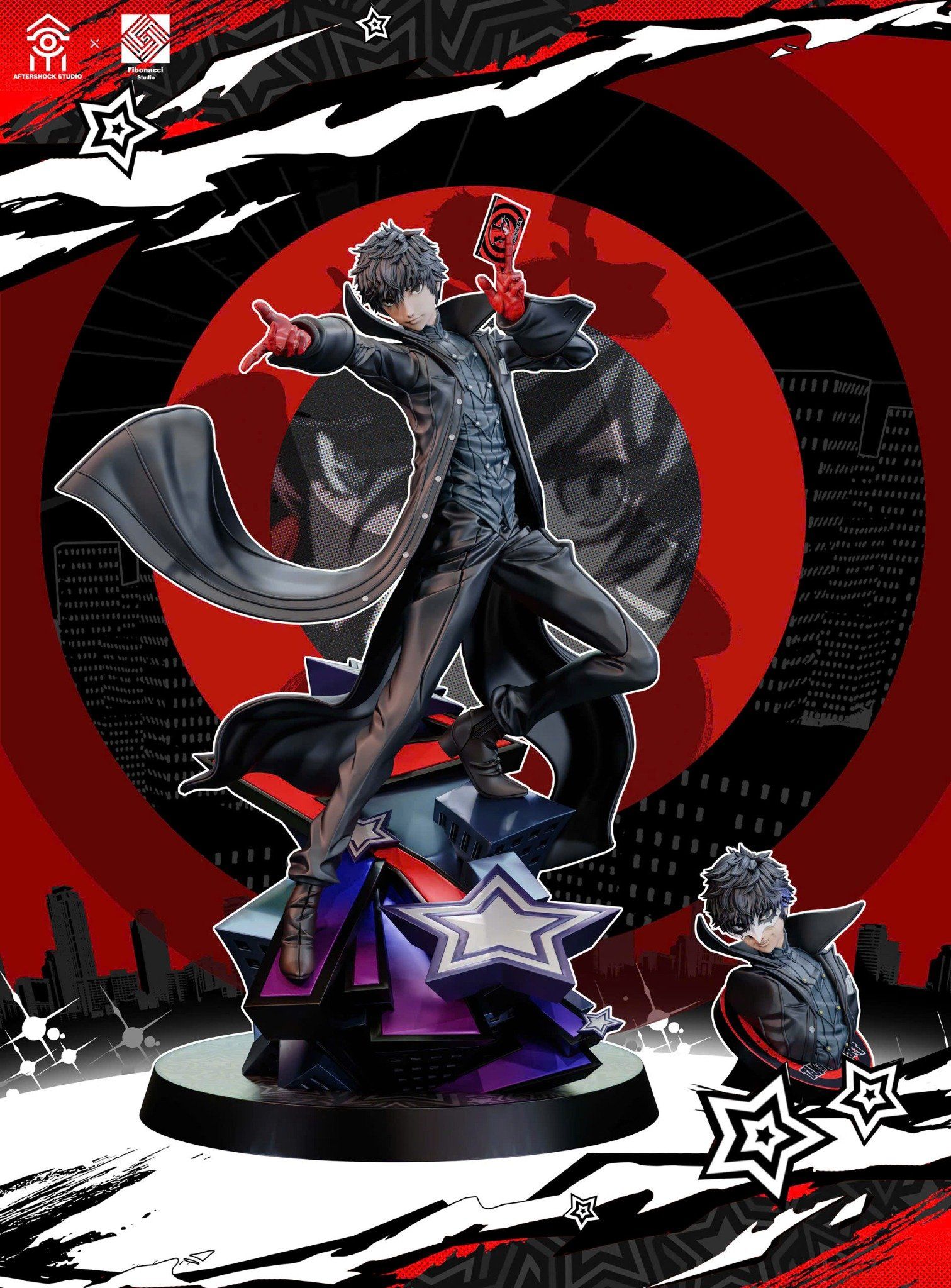  Ren Amamiya ( joker ) - Persona 5 - Aftershock x Fibonacci Studio 